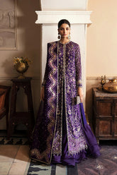 Royal Amethyst – Purple Embroidered Formal Ensemble